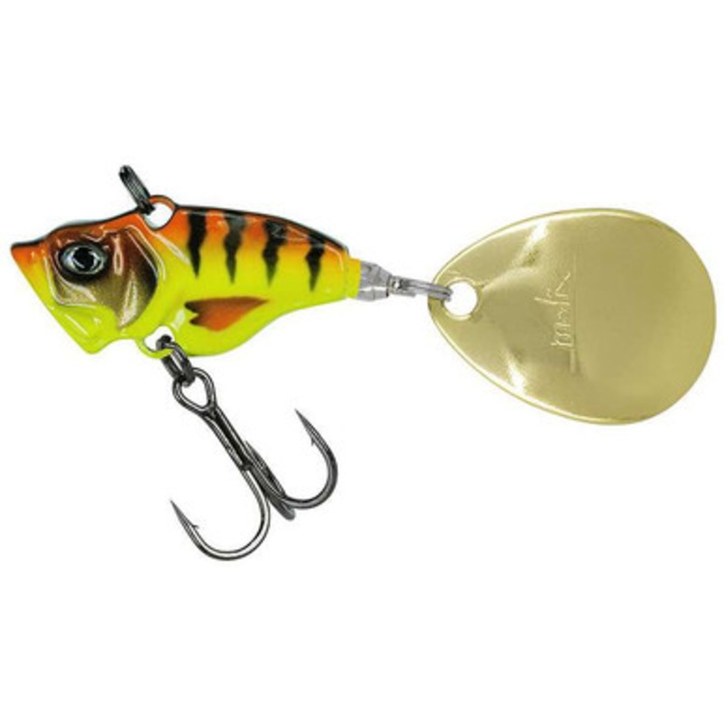 Molix Trago Spin Tail – 1/4oz – Red Yellow Tiger
