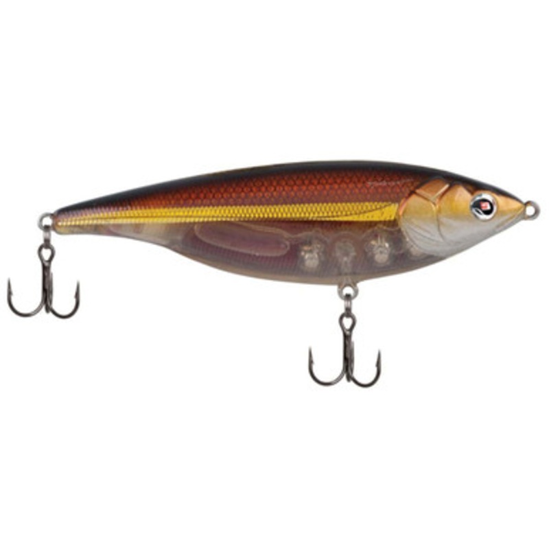 Sebile SS-090-FL Stick Shadd Lure – Floating Blood Red Amber