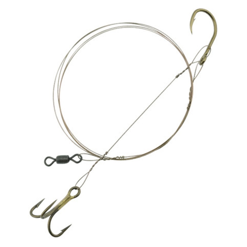 C&H Kingfish Pro Rig – 1/0 Single #6 Laser Treble Hook