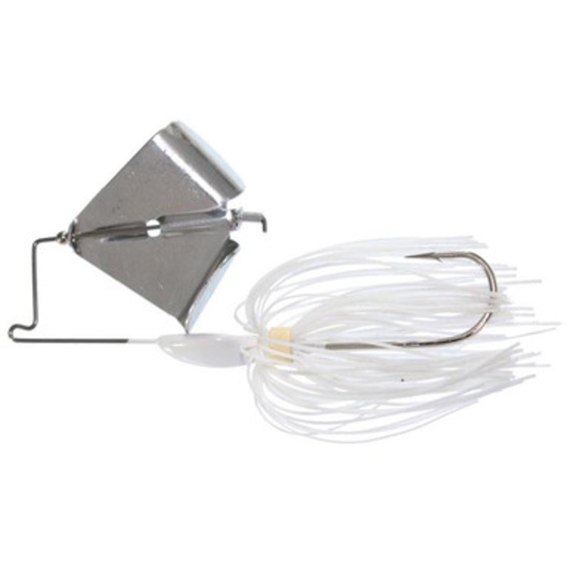 Greenfish Tackle Hammerhead Buzz – 1/2oz – White/Nickel