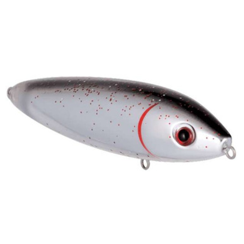 Livingston Lures 605 Pro Series Pro Sizzle Top Water Bait – Black Back Chrome Shad