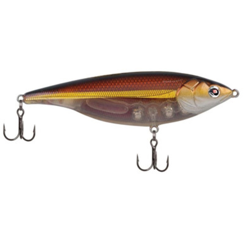 Sebile SS-114-SU Stick Shadd Lure – Suspending Blood Red Amber