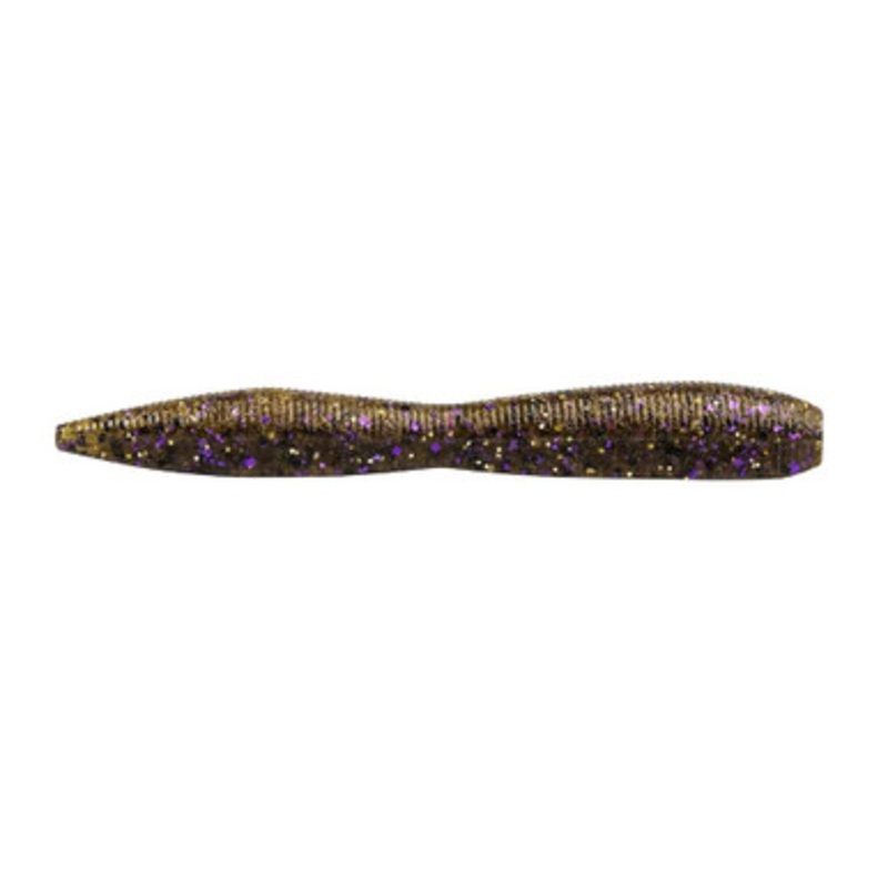 Z-Man TRD Finesse Fattyz Worm – 3.25in – 8pk – Green Pumpkin Goby