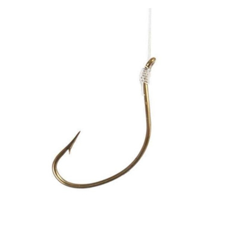 Eagle Claw 147 Kahle Snelled Hooks – Small – Size 4