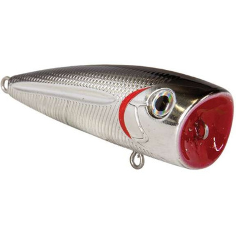 Livingston Lures 5305 Tournament Series Walk N Pop 67-1 Topwater Popper – Chrome Shad