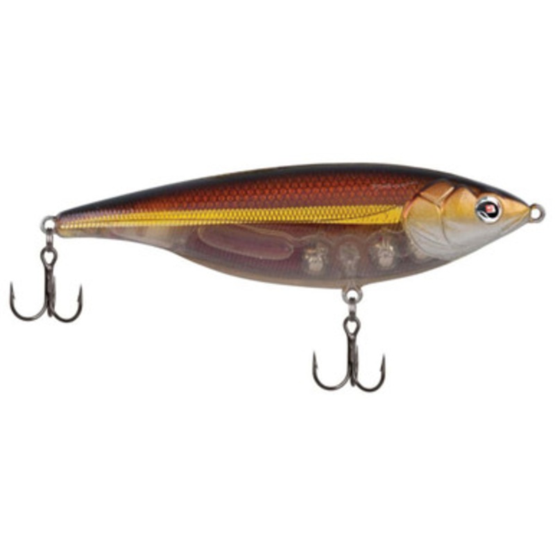 Sebile SS-090-SU Stick Shadd Lure – Suspending Blood Red Amber