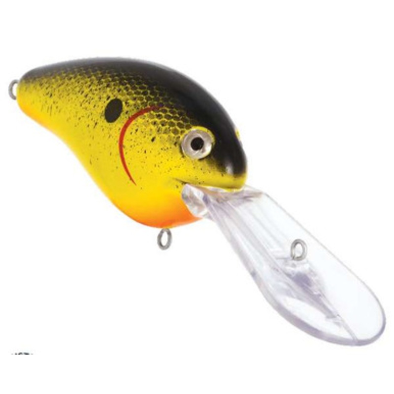 Livingston Lures 412 Pro Series Dive Master 20 Crankbait – Chartreuse Splatter Shad