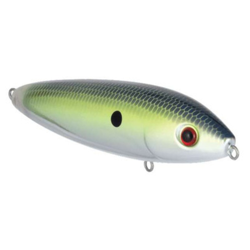 Livingston Lures 631 Pro Series Pro Sizzle Top Water Bait – Chrome Triple XXX Shad