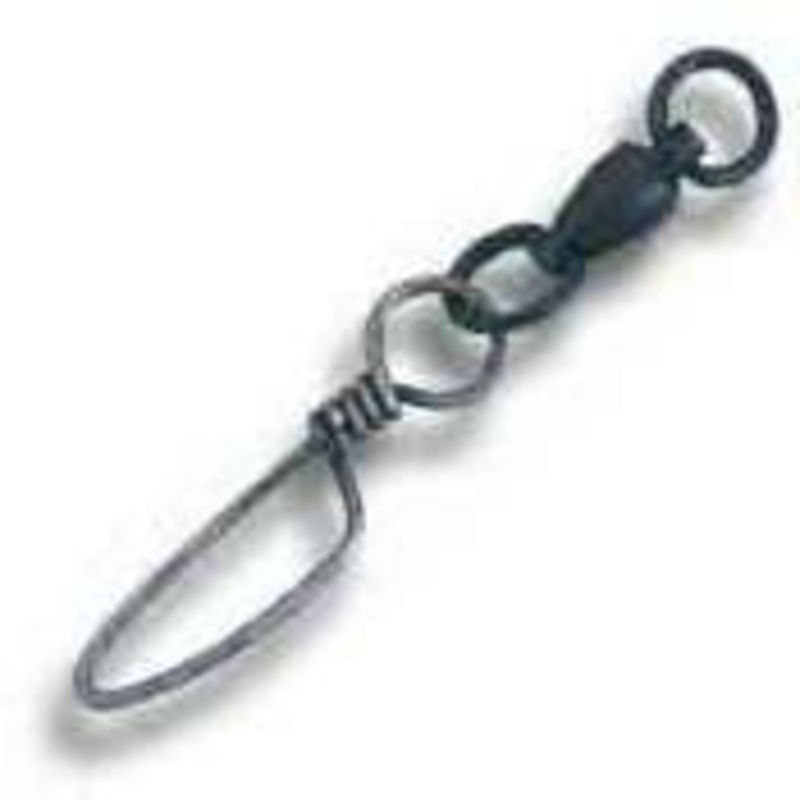 Quick Rig Sea Buoy DWE 3mm 100 Ball Bearing Pro Grade Snap Swivel Black Nickel 100 Pack