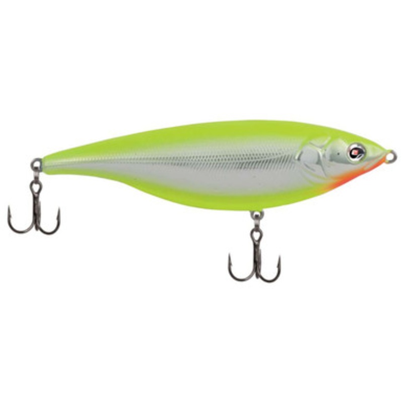 Sebile SS-060-SK Stick Shadd Lure – Sinking Chrome/Chartreuse