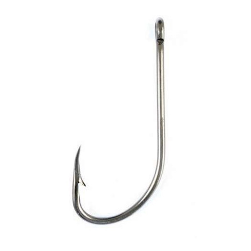 Eagle Claw 084 Plain Shank Offset Hook Bronze – Size 1