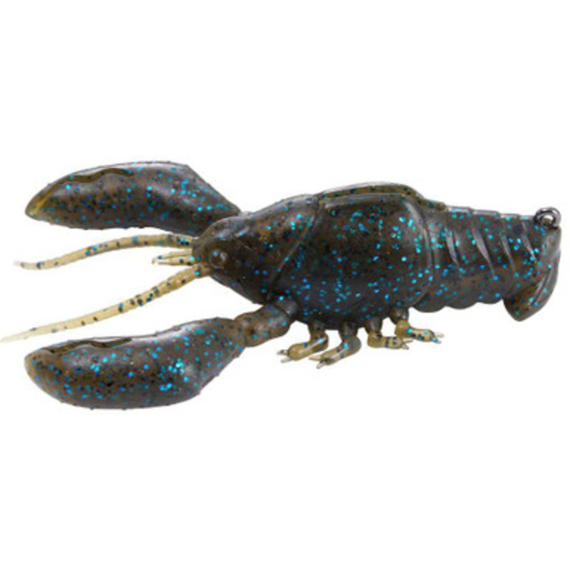 Megabass Sleeper Craw – 3in – Green Pumpkin Blue
