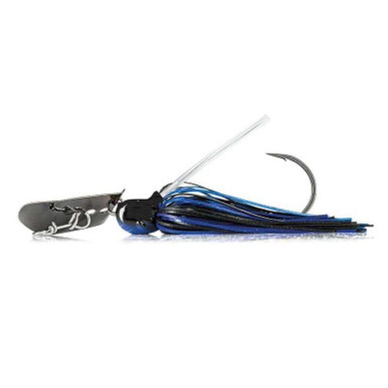 Molix Compact Blade Jig – 1/2oz – Black Blue