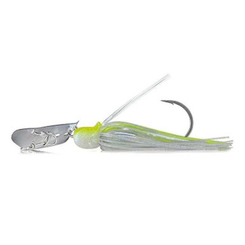 Molix Compact Blade Jig – 1/2oz – Chart Glimmer