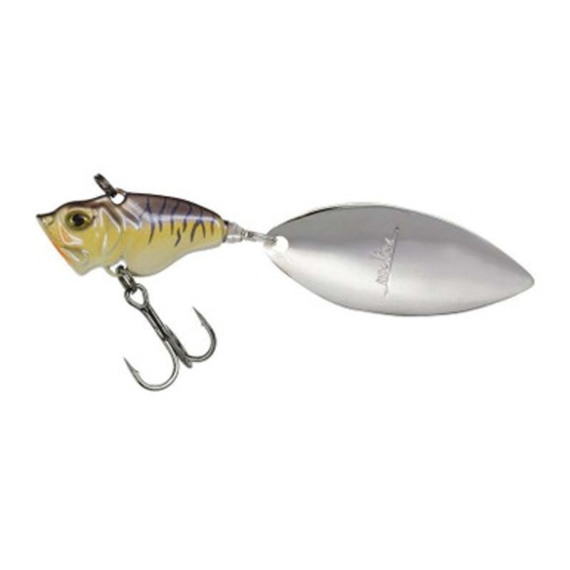 Molix Trago Spin Tail Willow – 1/2oz – Brown Cream Purple Tiger