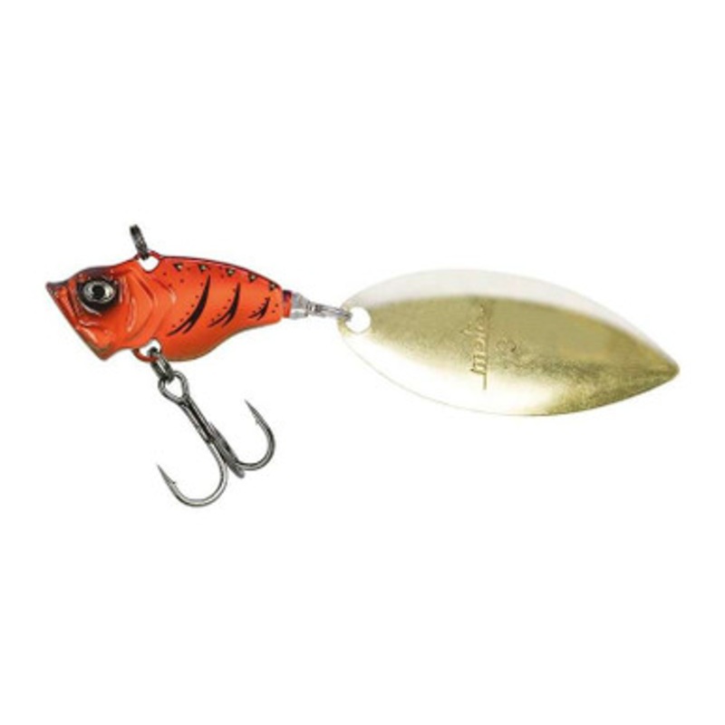 Molix Trago Spin Tail Willow – 1/2oz – WCC Red Craw