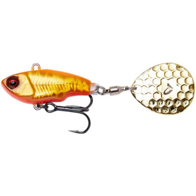Savage Gear Fat Tail Spin – 1/3oz – Orange and Gold