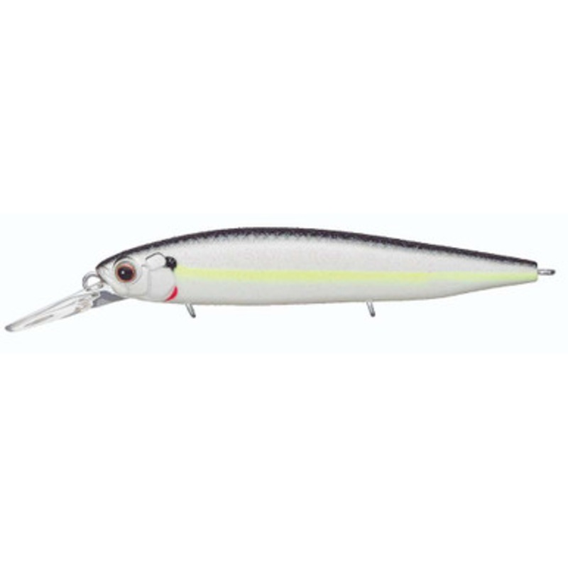 Evergreen FA-87 Jerkbaits – 3-3/8in – Glow Shad Duzzler