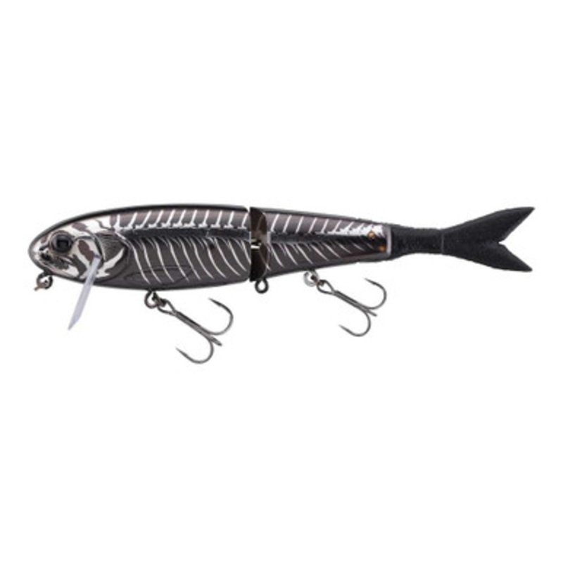 Jackall Blast Bone Jr. Swimbait – Black Chrome Bone