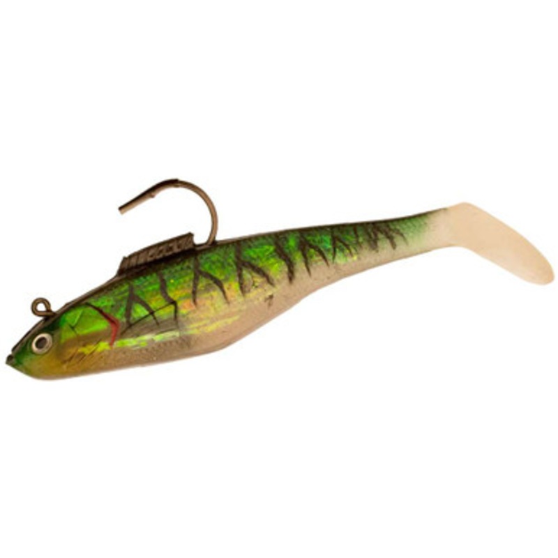 Tsunami Swim Shad Soft Swimbaits – 6in – Green Mackerel (3pk)