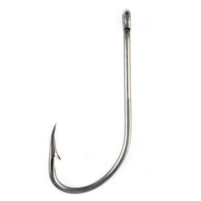 Eagle Claw 084A Plain Shank Offset Hook – Size 12