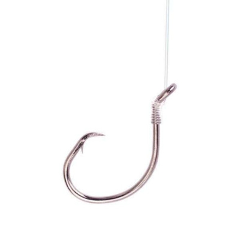 Eagle Claw Lazer Sharp 9222H Circle Sea Snelled Hook 18” – Size 4/0
