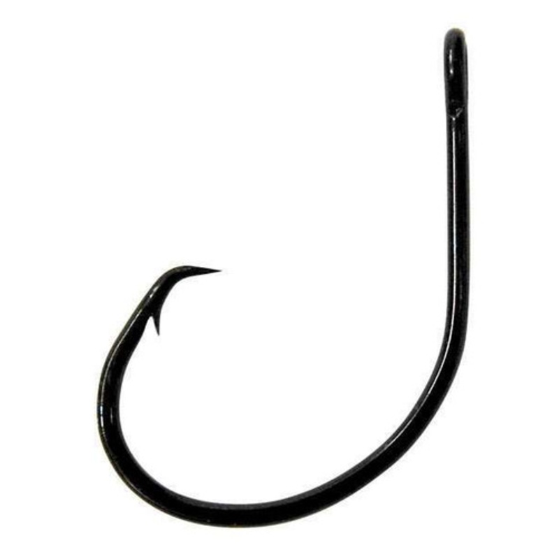 Eagle Claw Lazer Sharp L2004GH Circle Sea Mid Wire Non-Offset Hooks – 12/0