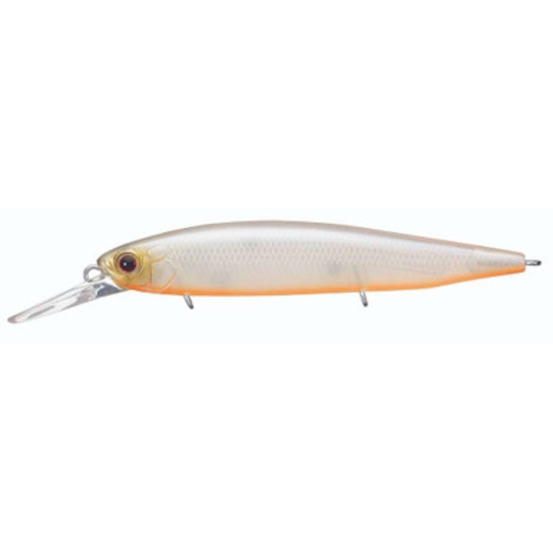 Evergreen FA-87 Jerkbaits – 3-3/8in – Pearl Orange Belly