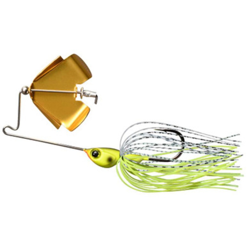 Jackall Derabuzz Buzzbait – 1/4oz – Black Back Chartreuse