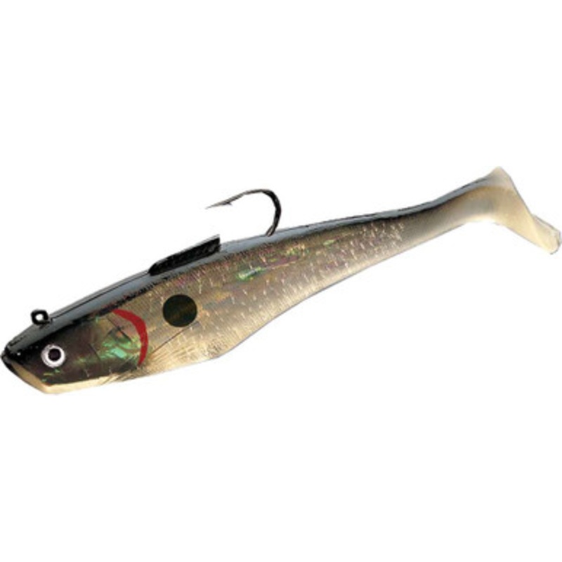 Tsunami Swim Shad Soft Swimbaits – 6in – Black Back (3pk)
