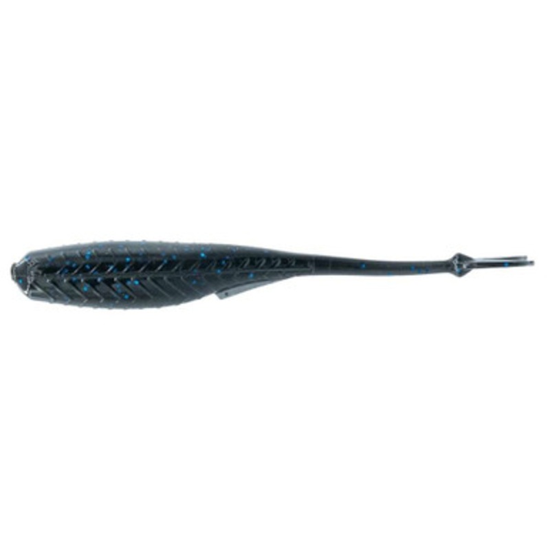 6th Sense Juggle Minnow Soft Jerkbait – 4in – Black N Blue