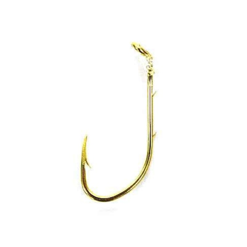 Eagle Claw Lazer Sharp 9214H Baitholder Snelled Hooks 36” – Size 3/0