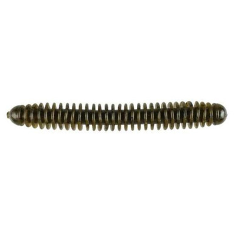 Lake Fork Trophy Lures Ring Fry Worm – 3.75in Green Pumpkin
