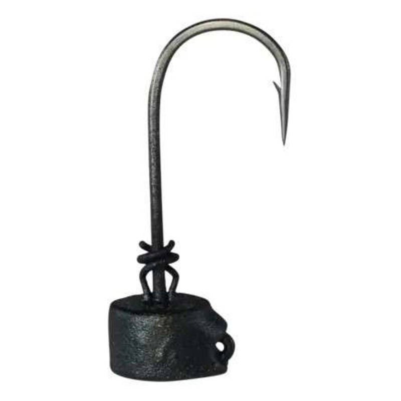 Mustad A-TAK Ned Head Jig Head – 3/16oz – 1/0 – Matte Black