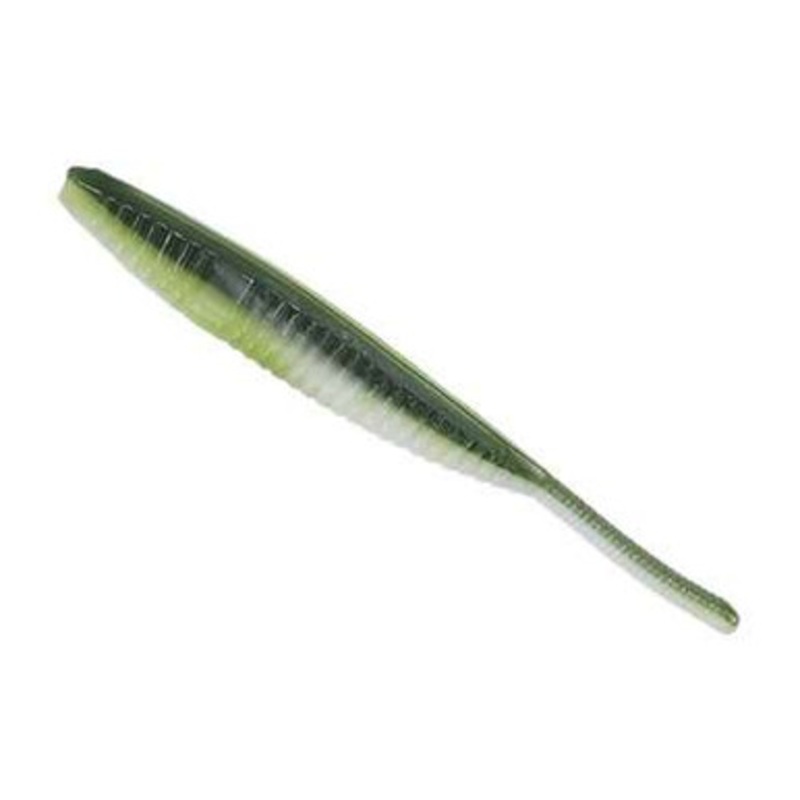 Yamamoto Shad Shape Floater Worm – 5in – Watermelon w/Cream Laminate