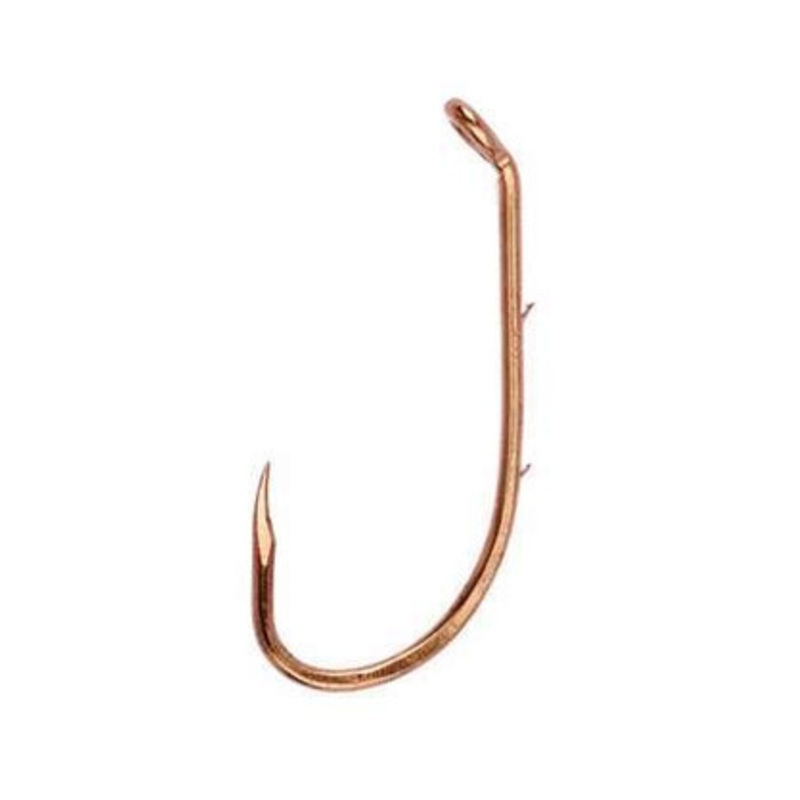 Eagle Claw Lazer Sharp L181R Baitholder Down Eye Offset Hooks Small – 1