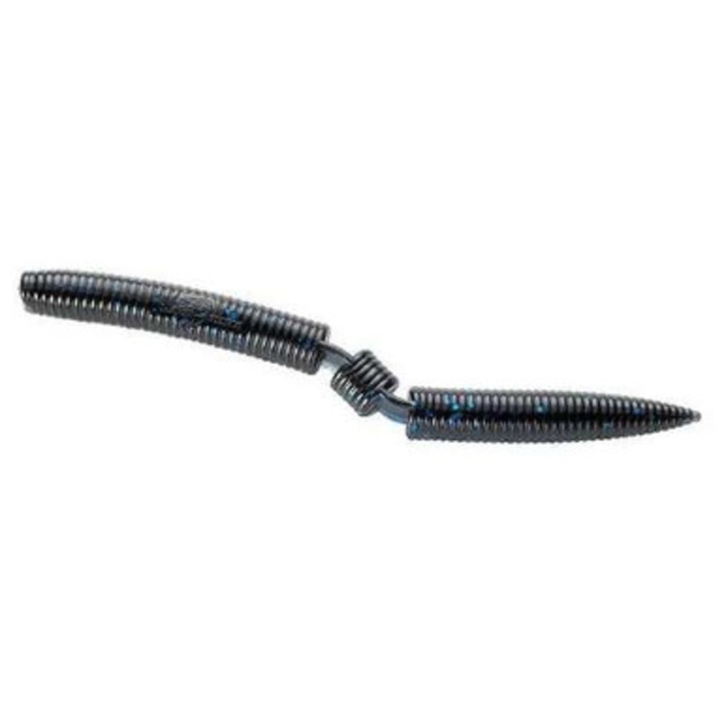 Lake Fork Trophy Lures Hyper Stick Worm – 5in Blue Bruiser