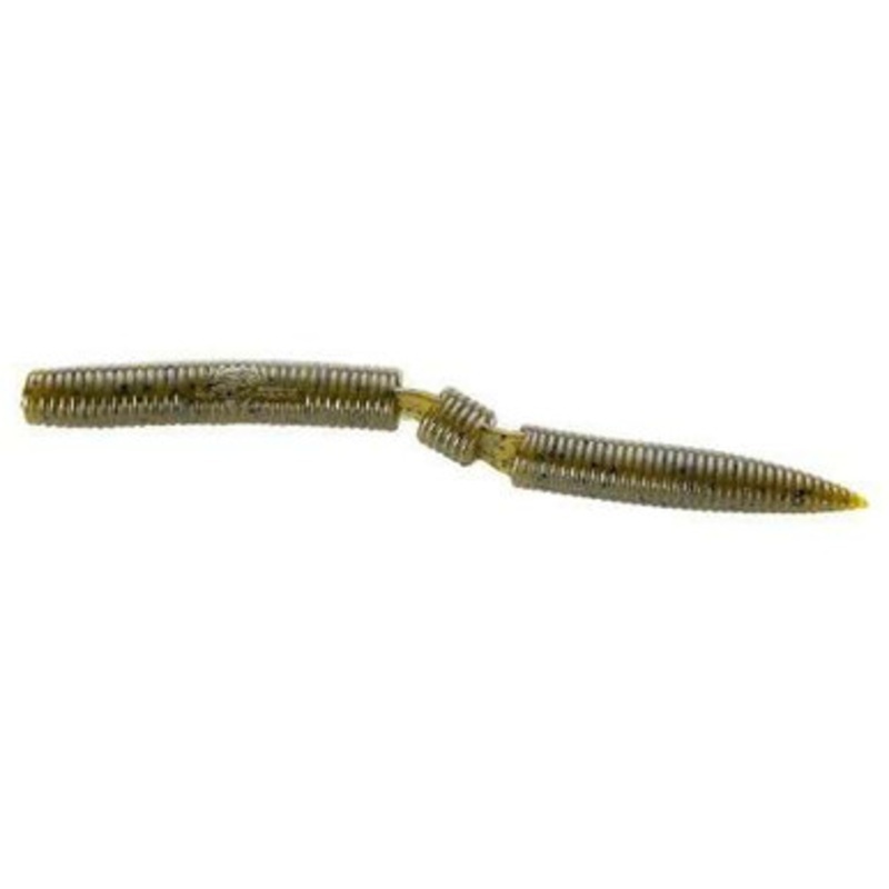 Lake Fork Trophy Lures Hyper Stick Worm – 5in Green Pumpkin