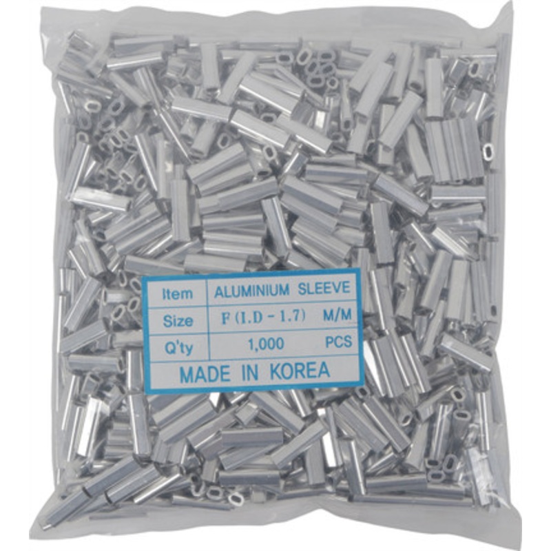 Makai Oval Aluminum Sleeves – 1.7mm – 1000 Pack