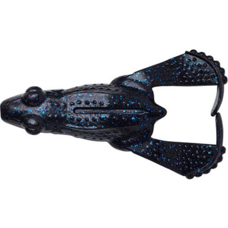 Savage Gear Duratech Toad – 3-1/2in – Black and Blue Flake