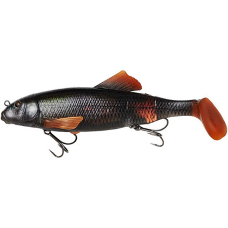 Savage Gear Sucker Swimbait – 9in Moderate Sink – Black Orange Flash