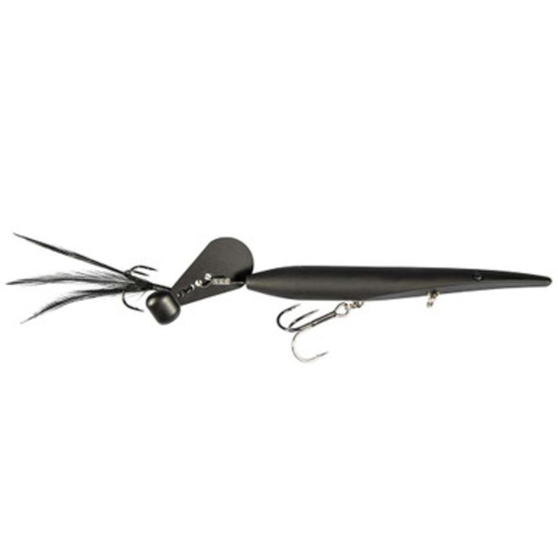 Z-Man HellraiZer Topwater Bait – 5in – Matte Black