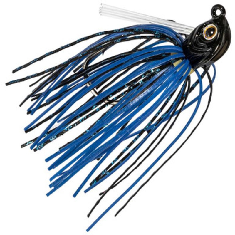 Z-Man Midwest Finesse Swim Jig – 5/32oz – Black Blue