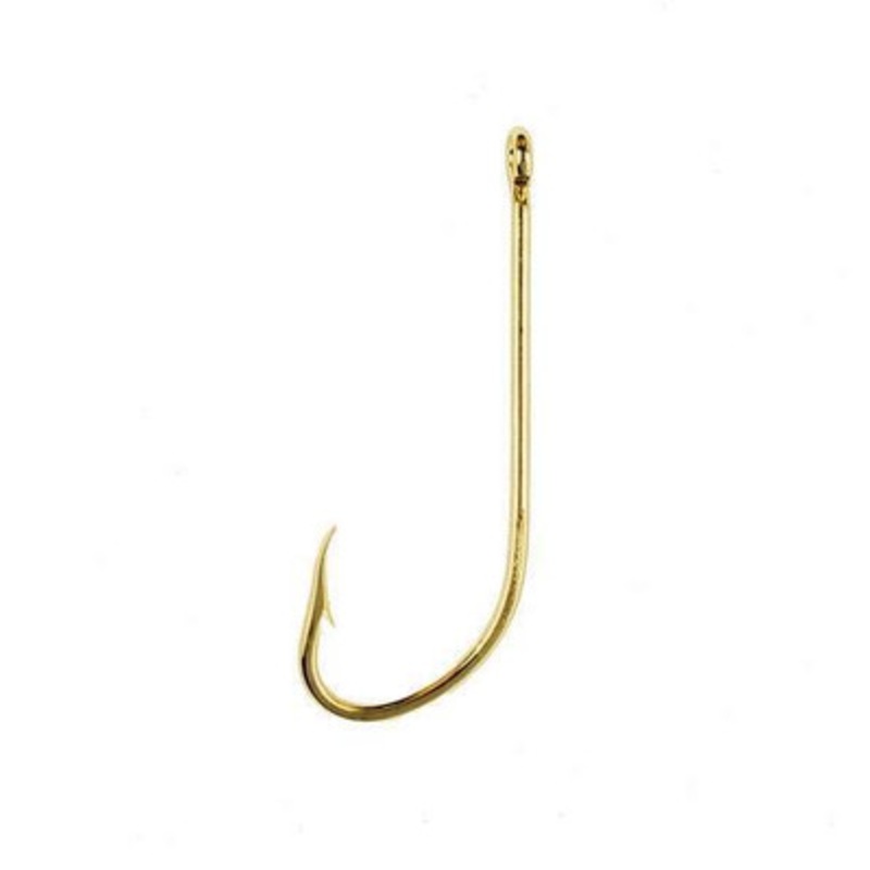 Eagle Claw 108A 1X Long Shank Offset Hooks – Size 3/0