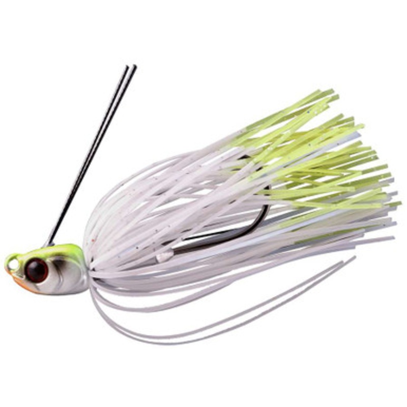 Jackall B Crawl Swim Jig – 1/4oz – Chartreuse Back Pearl