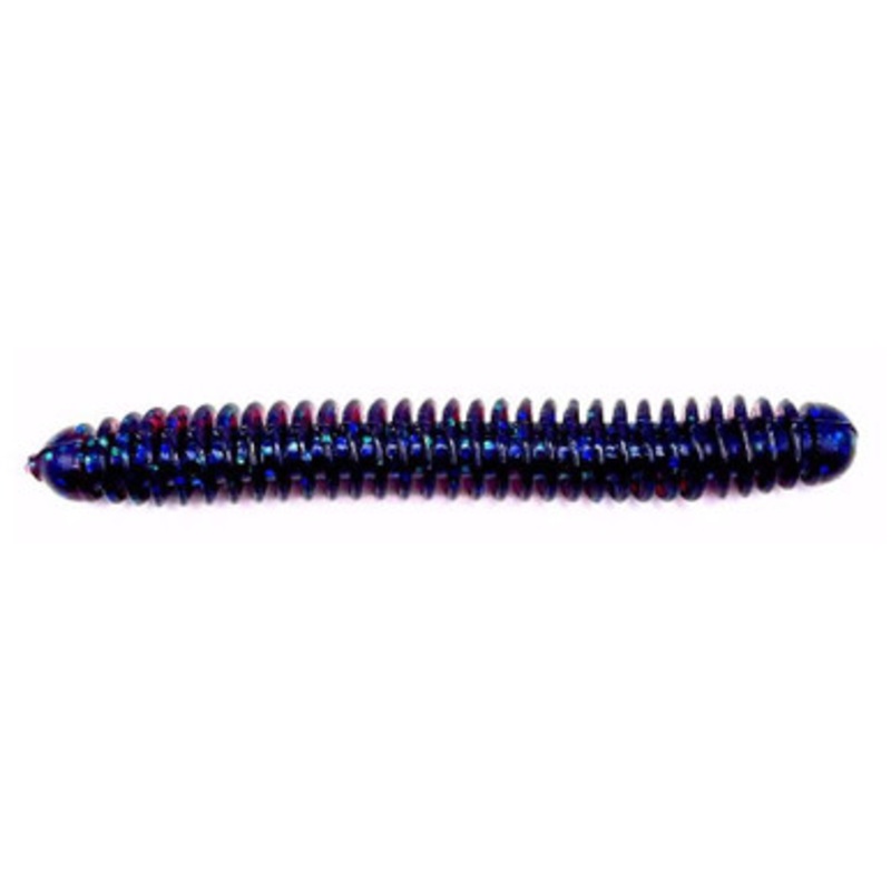 Lake Fork Trophy Lures Ring Fry Worm – 4in Plum Apple