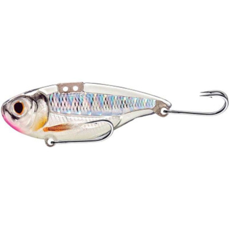 LIVETARGET Sonic Shad Blade Bait – 1/2oz – Glow/Pearl