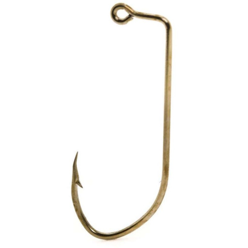 Mustad 32500 1X Skipjack Bronze Jig Hooks – 100 Pack – 2/0