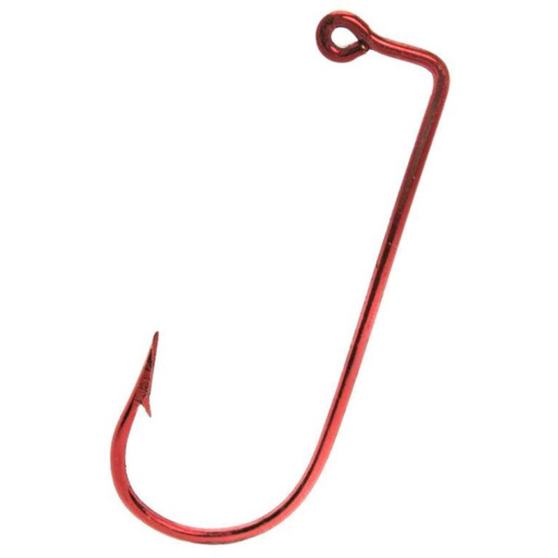 Mustad 32570 1X Red RB Jig Hooks – 100 Pack – 6