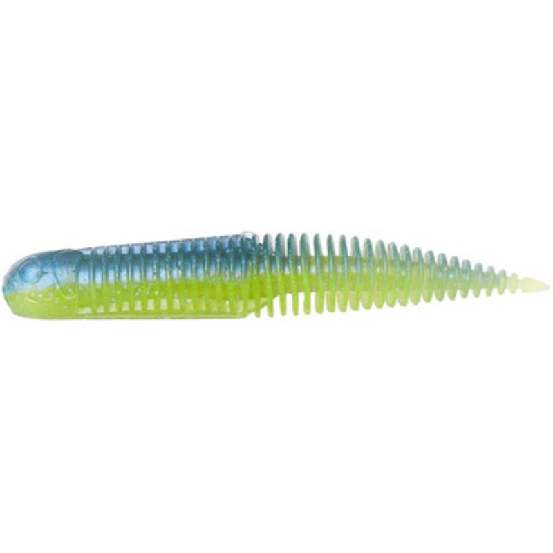 Savage Gear Duratech Dragontail Slug – 5in – Electric Blue Chartreuse